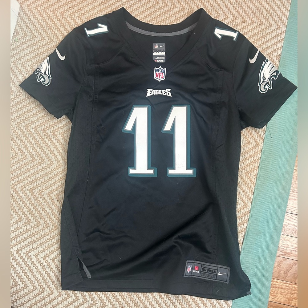 Nike Black Philadelphia Eagles Jersey - AJ Brown